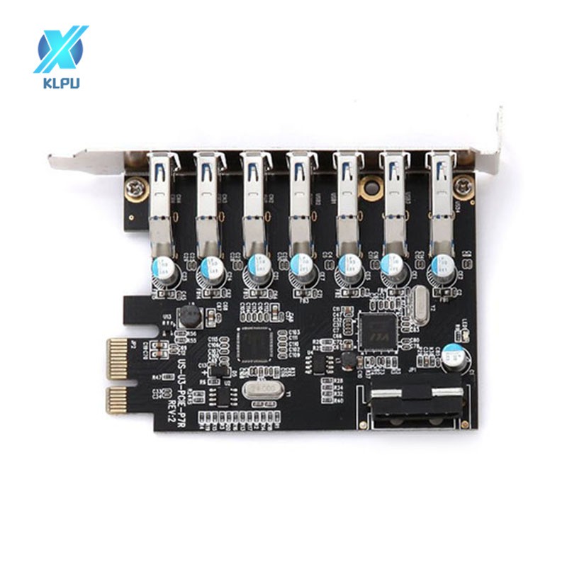 COD# 7 Ports Superspeed PCI-E To USB 3.0 Expansion Card PCI Express Internal #VN | BigBuy360 - bigbuy360.vn