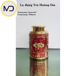 Lọ đựng chè - trà hoàng gia ( Hợp kim đồng - Thủ công)