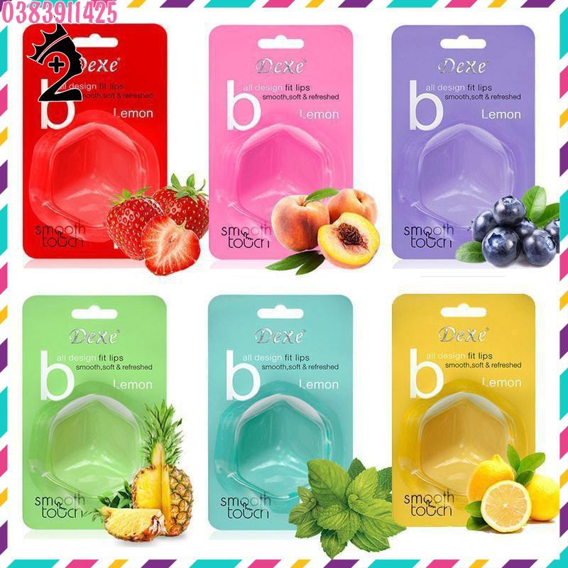 Son dưỡng tẩy da chết không màu ẩm mềm mịn Dexe TPP