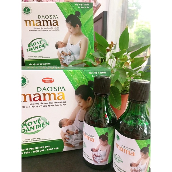 Dao ' Spa Mama - Bộ 3 Nước tắm thảo dược cho mẹ sau sinh