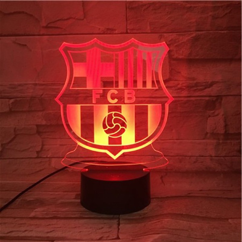 Đèn 3D Led Logo CLB Bóng Đá Đèn Ngủ 3D Trang Trí & Quà Tặng Độc Đáo