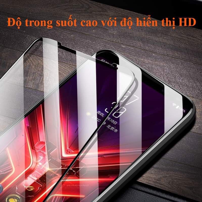 Kính cường lực Rog Phone 5 Độ Cứng 9H Full Màn Hình Viền Cong Bảo Vệ Màn Hình Điện Thoại