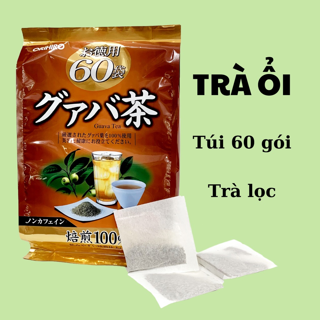 Trà Ổi Orihiro Hỗ Trợ Giảm Cân Gói 60 Túi