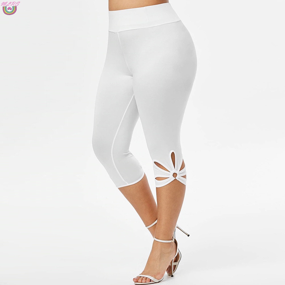 Quần Legging Thể Thao Màu Trơn Cỡ Lớn 100.00 * 40.00 * 2.00cm Thời Trang Cho Nữ