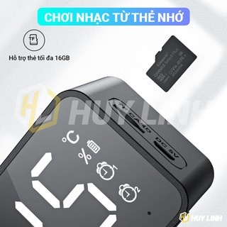 [Mã ELHACE giảm 4% đơn 300K] Máy Nghe Nhạc Bluetooth Mini Để Bàn KMS K12 - ĐỒNG HỒ Loa Bluetooth Cute Giá Rẻ