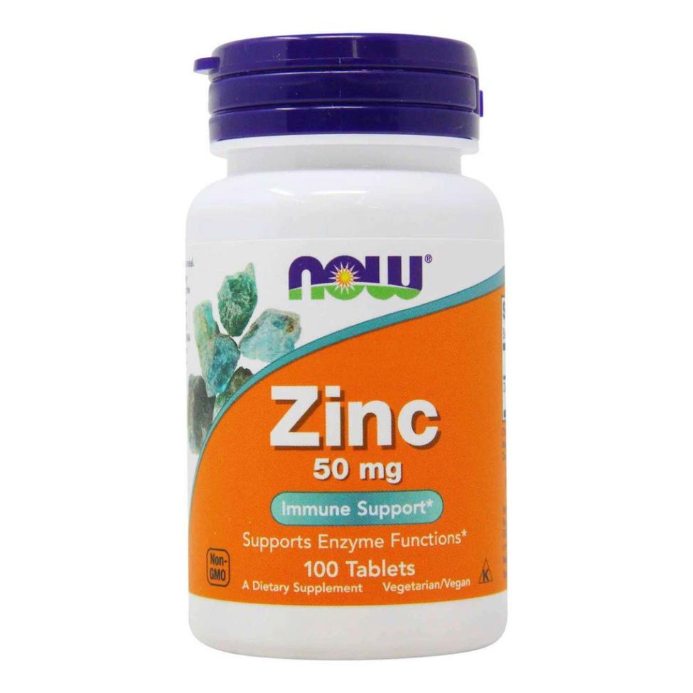 ZINC KẼM Giúp Tăng Test Giảm Mụn Tăng Sinh Lý Tăng Miễn Dịch Bảo Vệ Cơ Thể NOW ZINC GLUCONATE 50MG