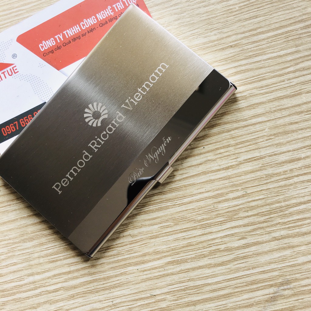 Ví Namecard Bằng Nhôm - Nhận Khắc Ví Namcard Giá Rẻ Theo Yêu Cầu