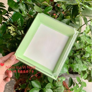 (Set 50 | E1413) Hộp vuông nắp trong