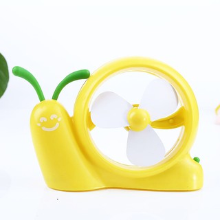 Quạt USB hình ốc sên kute (quạt gió rất khỏe, chạy được cả bằng pin) (q15)