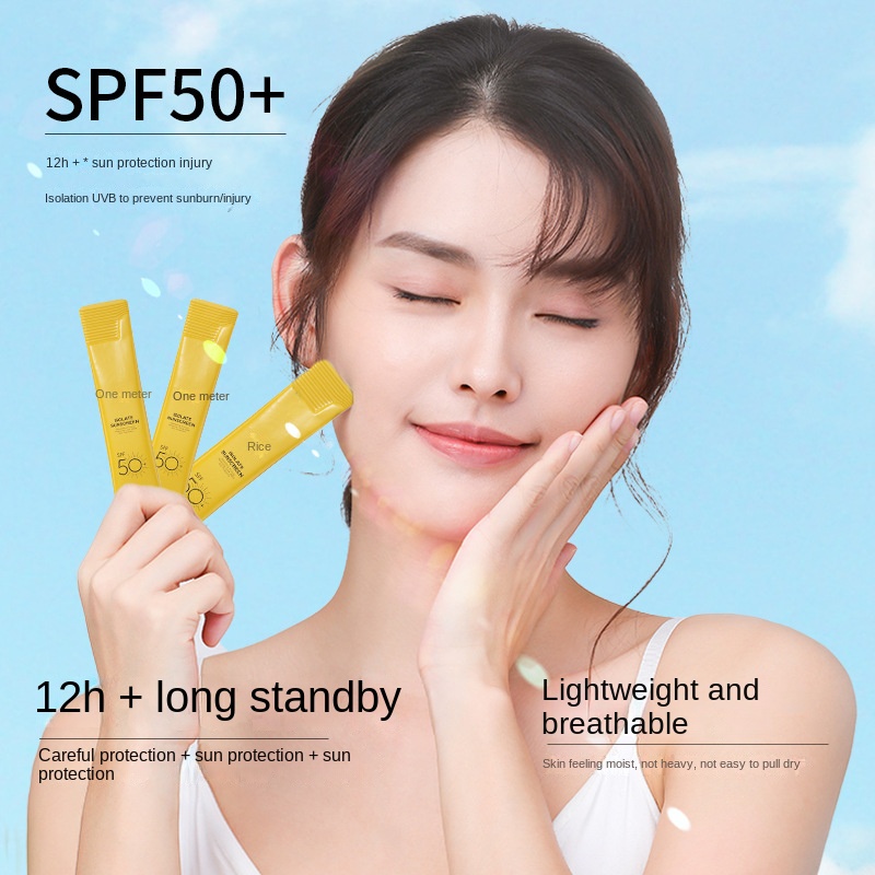 Kem Chống Nắng SPF50 Khối Lượng Nhẹ Không Nhờn Bảo Vệ Da Khỏi Tia UV