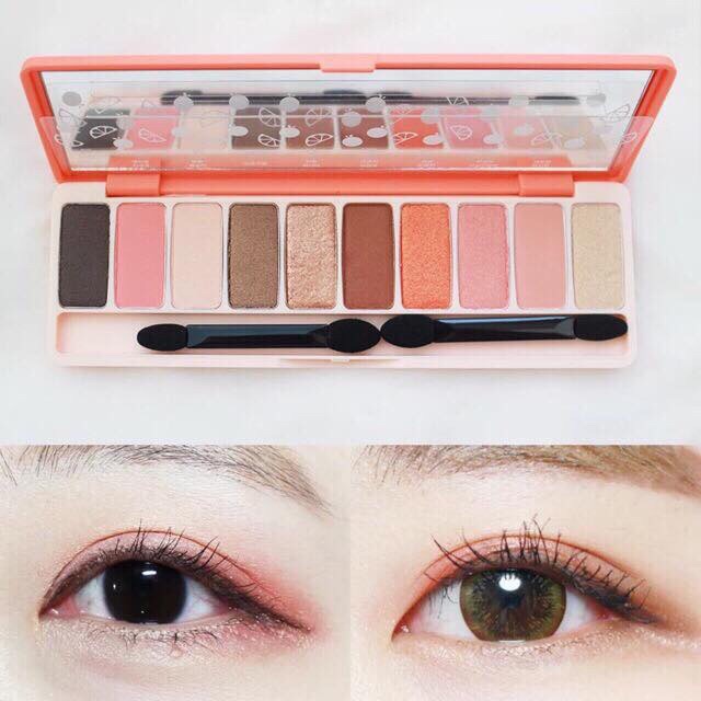 Bảng phấn mắt 10 màu play color eyes của Lameila hàng nội địa Trung