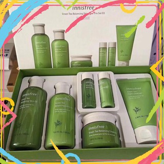 Tuan00003 bộ dưỡng trà xanh 6 món innisfree green tea balancing special skin care ex 2020 tuan00003