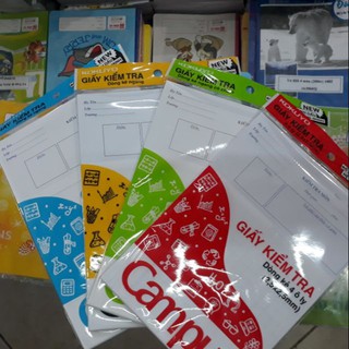 GIẤY KIỂM TRA CAMPUS 1 TẬP 25 TỜ(đỏ)