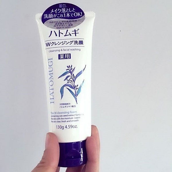 Sữa rửa mặt Hatomugi 130gr trắng sáng da chính hãng Nhật Bản | BigBuy360 - bigbuy360.vn
