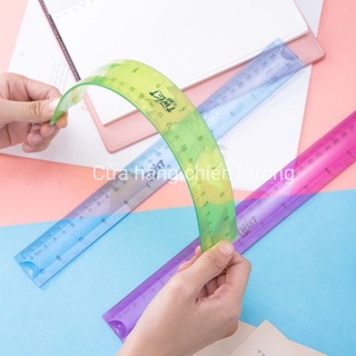 Thước kẻ nhựa dẻo nhiều màu 20cm & 30cm - ảnh sản phẩm 4