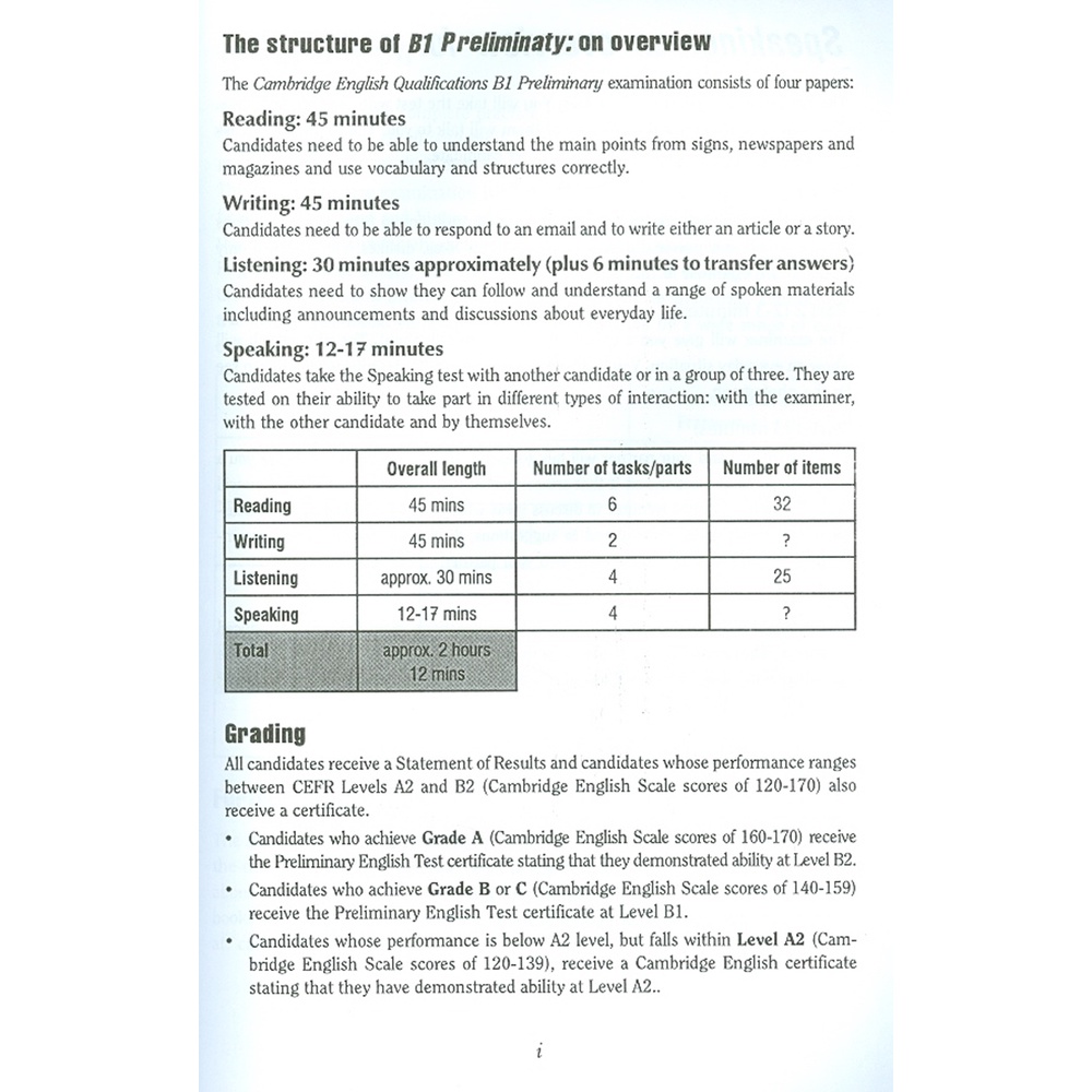 Sách - Cẩm Nang Luyện Thi B1 - Premilinary 1 (With Answers)