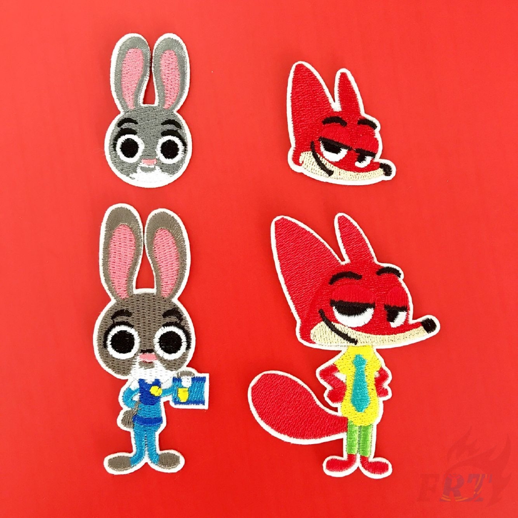 Miếng dán patch hình trái tim xinh xắn（☸ Disney - Zootopia Patch ☸）