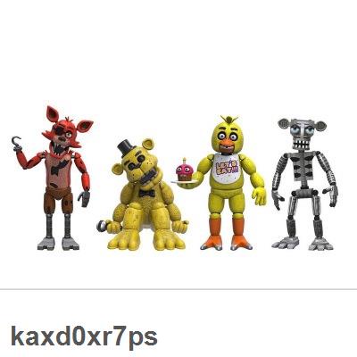 Siêu rẻ Bộ 4 món đồ chơi mô hình nhân vật trong game Five Nights At Freddy s