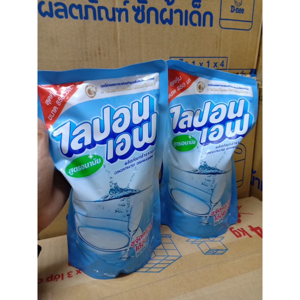 Nước rửa chén Lipon tinh khiết 850ml/550ml Thái Lan