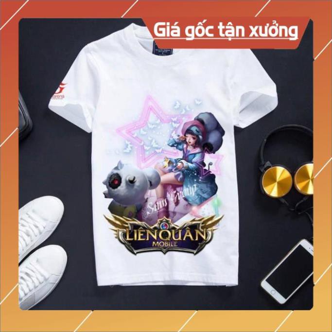 [ SALE 50% ]  HOT -  [HỖ TRỢ SHIP] Áo Thun Liên Quân Mobi - Ishare skin  - chất đẹp