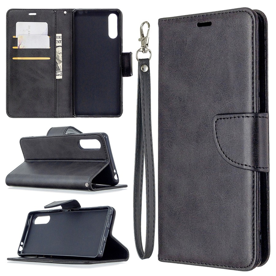 Sony Xperia L1/E6/L3/L4 Lamb grain leather cell phone case