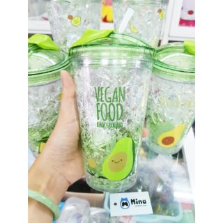Ly giữ nhiệt đá tuyết hình quả Bơ