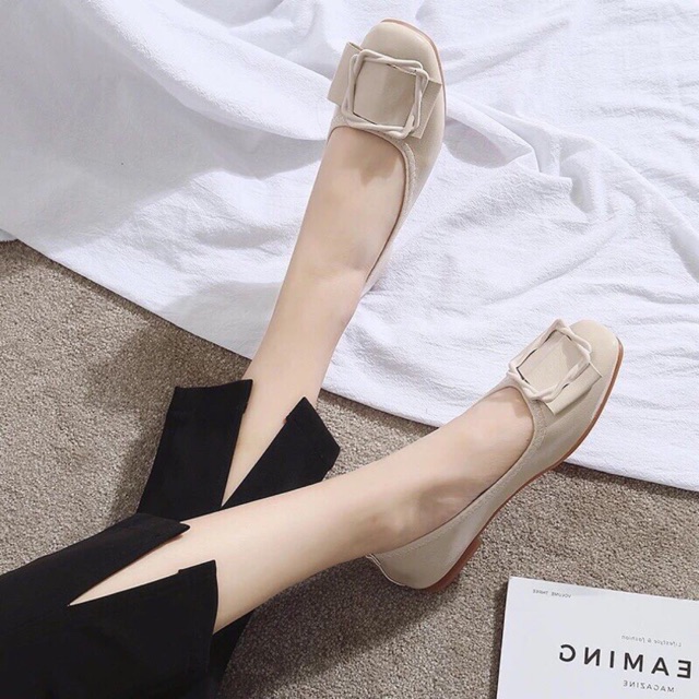 Giày búp bê khoá vuông(phom nhỏ)