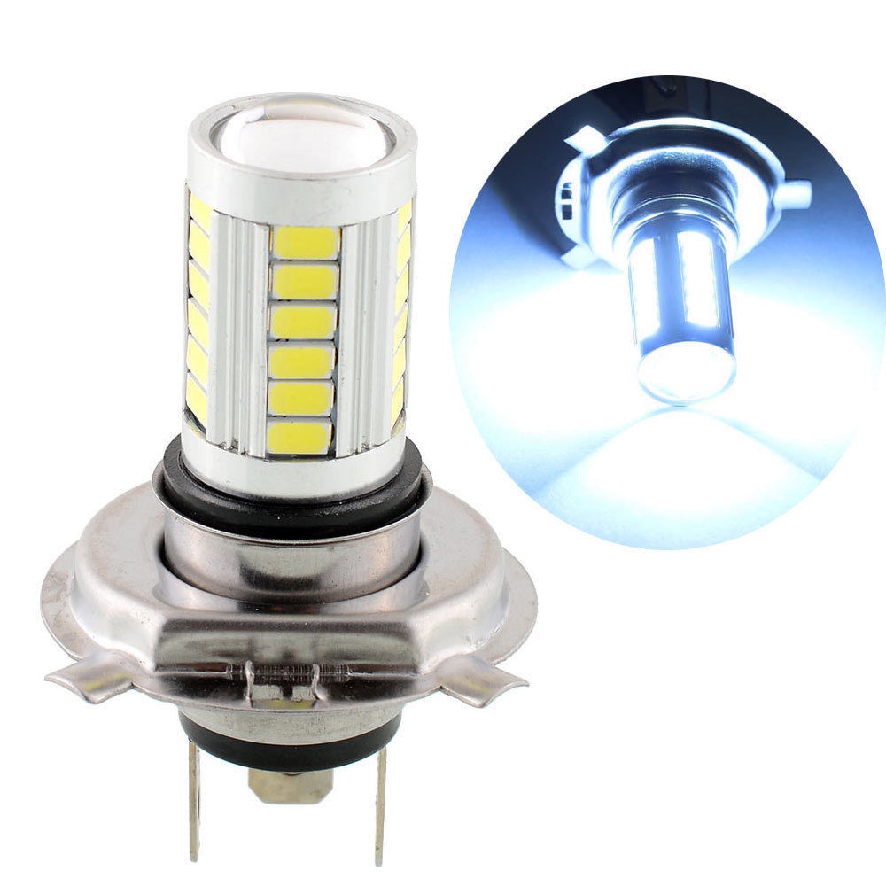 1 Đèn Pha Xe Hơi H7 5630 33SMD LED 12V - Màu Trắng