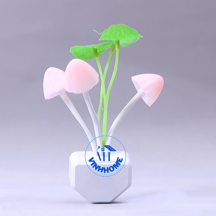Đèn ngủ cảm ứng ánh sáng dịu nhẹ hình cây nấm siêu cute dễ thương vinhhome.store