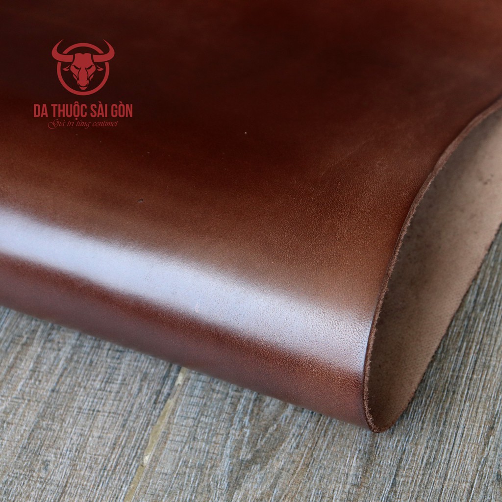10 Pia da pullup màu nâu chocolate thương hiệu Da Thuộc Sài Gòn - Da thật