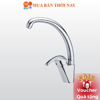 Vòi rửa chén bát nóng lạnh Malloca K121N, vòi bếp 2 nguồn nước, Cam kết chính hãng