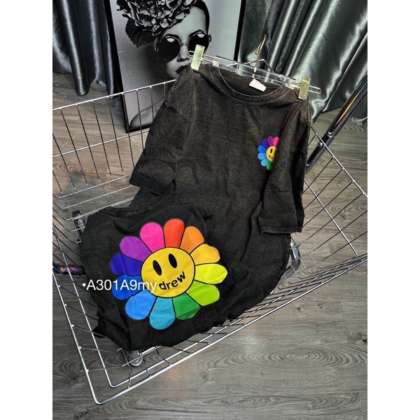 Áo thun loang mốc in hình hottrend