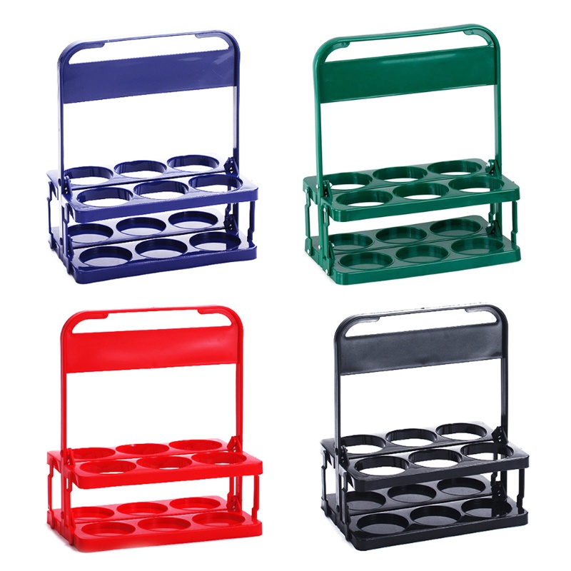 Set 6 Giá Đỡ Chai Bia Rượu Có Thể Gấp Gọn Tiện Lợi