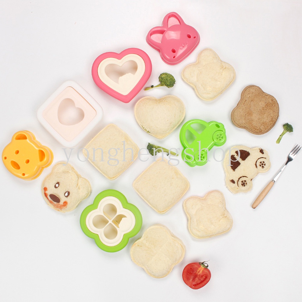 Khuôn Cắt Bánh Mì Sandwich Hình Gấu Dễ Thương YK JP5VN