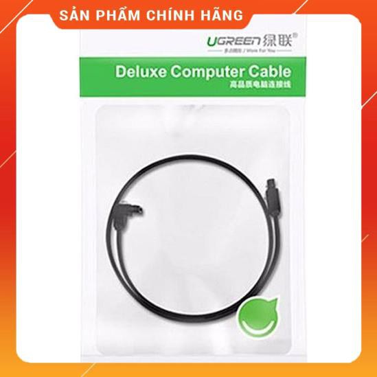 [CHÍNH HÃNG] Cáp SATA 3.0 dài 50cm đầu bẻ góc 90 độ Ugreen 30797 chính hãng bảo hành 18 tháng