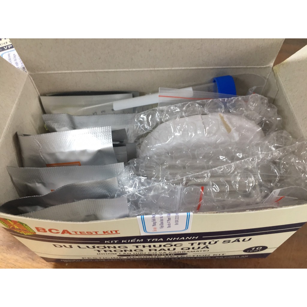 Test kiểm tra nhanh dư lượng thuốc trừ sâu trong rau củ quả VPR10