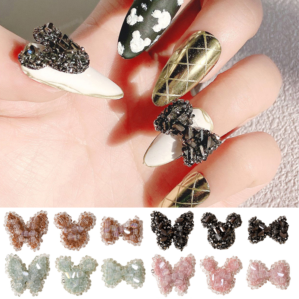 [Hàng mới về] Phụ Kiện Nơ 3D Trang Trí Móng Tay Độc Đáo