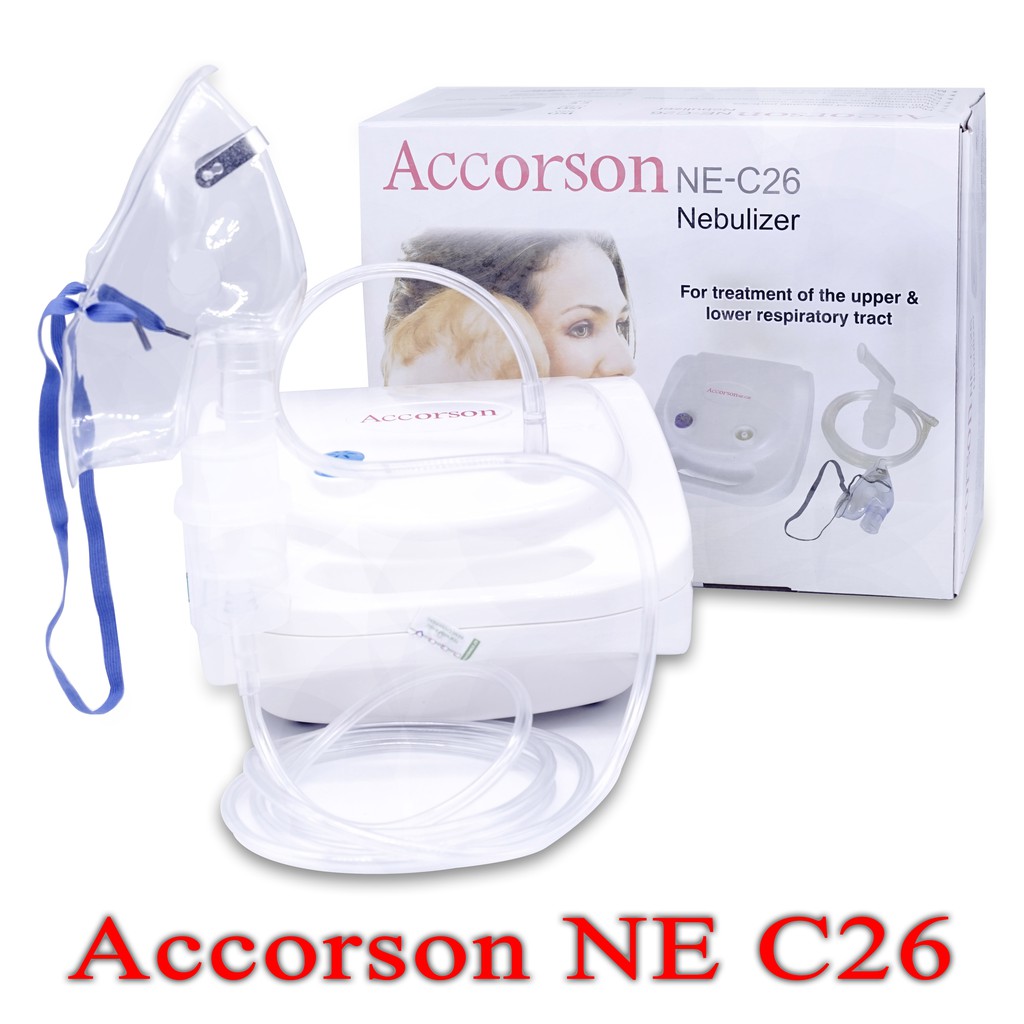 Máy khí dung Accorson NE C26 NHẬP KHẨU ĐỨC giúp giảm các bệnh về đường hô hấp