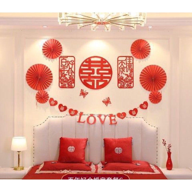 SONG HỶ PHỤ KIỆN TRANG TRÍ LỄ CƯỚI - PHÒNG TÂN HÔN