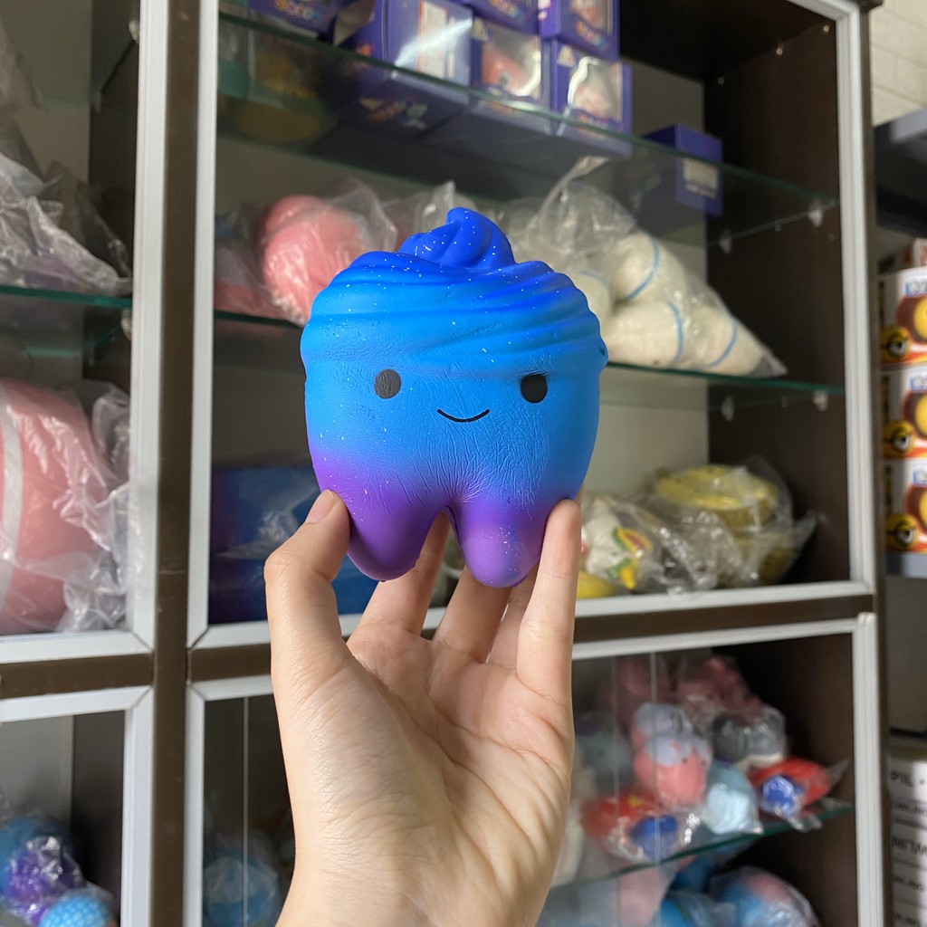 Squishy Răng galaxy 10cm chính hãng Sanqi Elan có bao bì S004