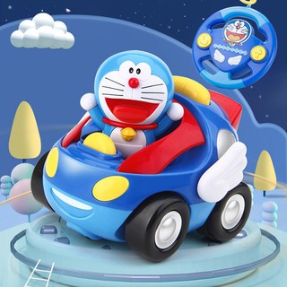 Doraemon Xe Hơi Đồ Chơi Điều Khiển Từ Xa Không Dây Có Đèn Và Nhạc Cho Bé