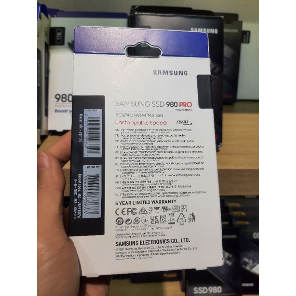 Ổ cứng SSD Samsung 980 Pro 1TB PCIe Gen4x4 M2 2280 NVMe - Tản nhiệt