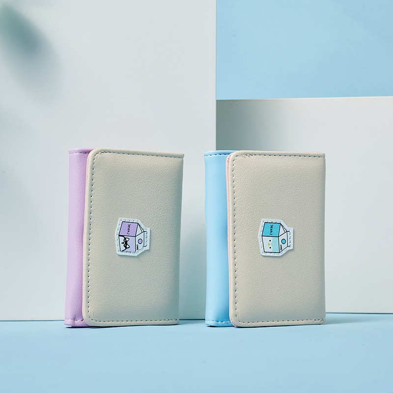 Ví Ngắn Nữ Mini Cầm Tay Đựng Thẻ V552 Cao Cấp Siêu Dễ Thương - Hata24h