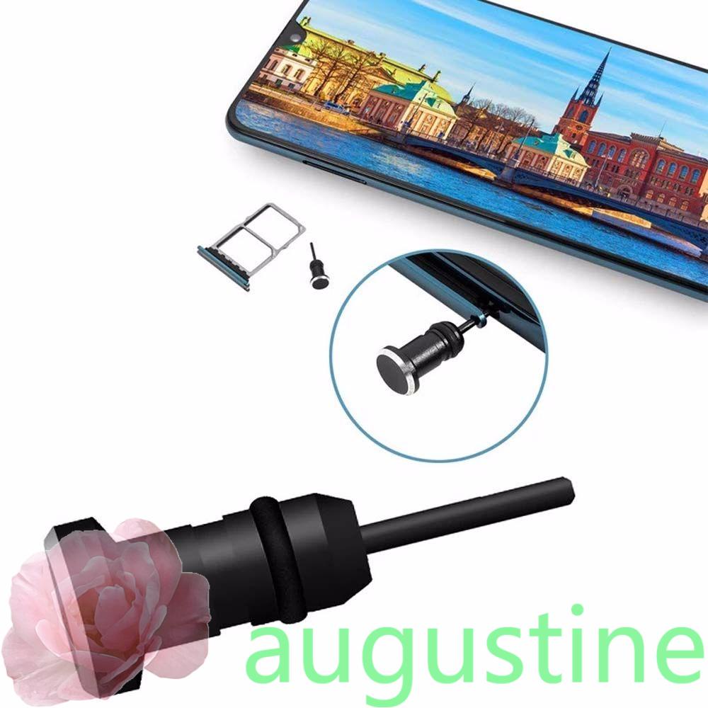 Nút Kim Loại Cắm Lỗ Cắm Tai Nghe / Thẻ Sim / Tai Nghe 3.5mm Chống Bụi Nhiều Màu Cho Điện Thoại / Máy Tính