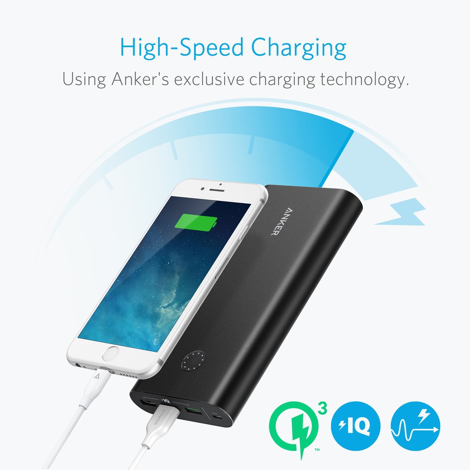 Pin sạc dự phòng ANKER PowerCore+ 26800mAh Quick Charge 3.0 - A1374