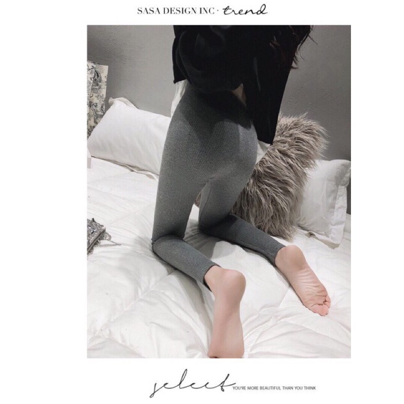 Quần legging tăm hoa cúc mẫu mới