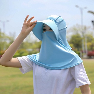 Mũ chống nắng kèm khẩu trang chống tia cực tím vải thun lạnh cao cấp, nón chống nắng ninja