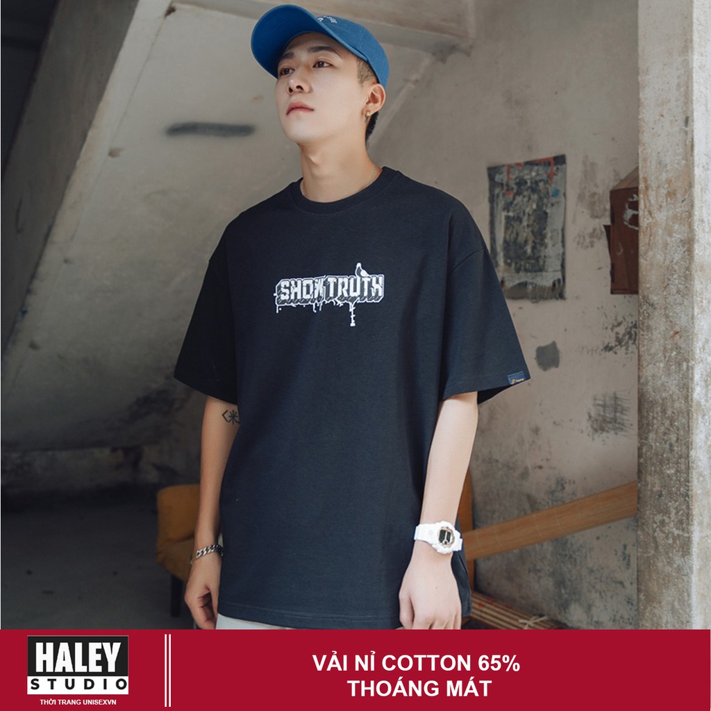 Áo Thun lạnh Unisex Form Rộng Nam Nữ Show Truth CTN109 phong cách Hàn Quốc Haley
