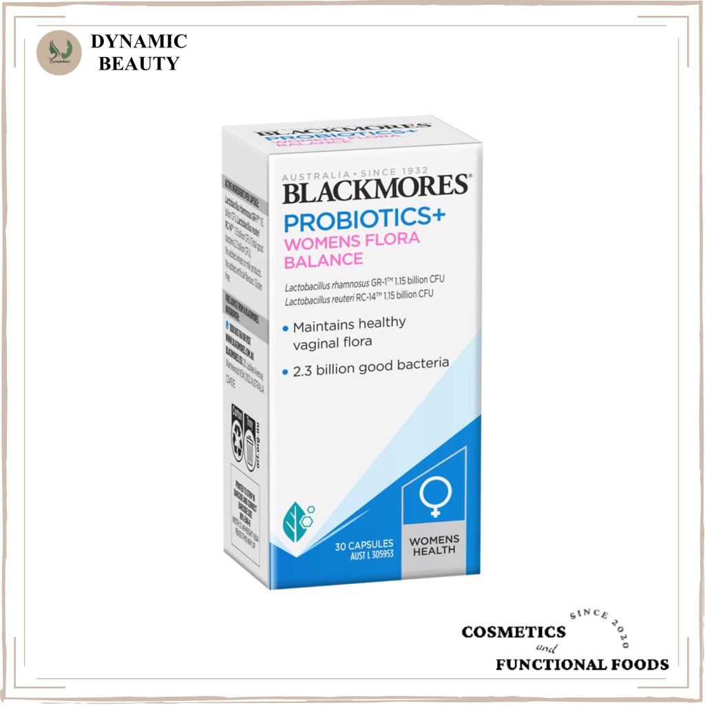 [Hàng chuẩn Úc]Viên uống men vi sinh cân bằng lợi khuẩn âm đạo Blackmores probiotics womens flora balance 30 viên của Úc