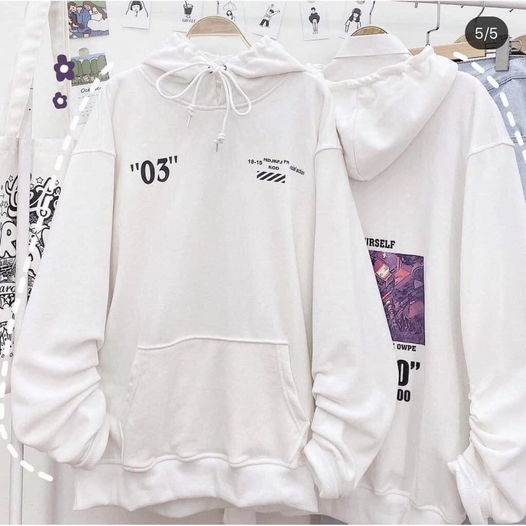 Áo Hoodie Nữ Nỉ Bông - Áo Hoodie Unisex Đen Trắng Chất Nỉ Dày Dặn Có Mũ - Áo Nỉ Siêu Hot | BigBuy360 - bigbuy360.vn